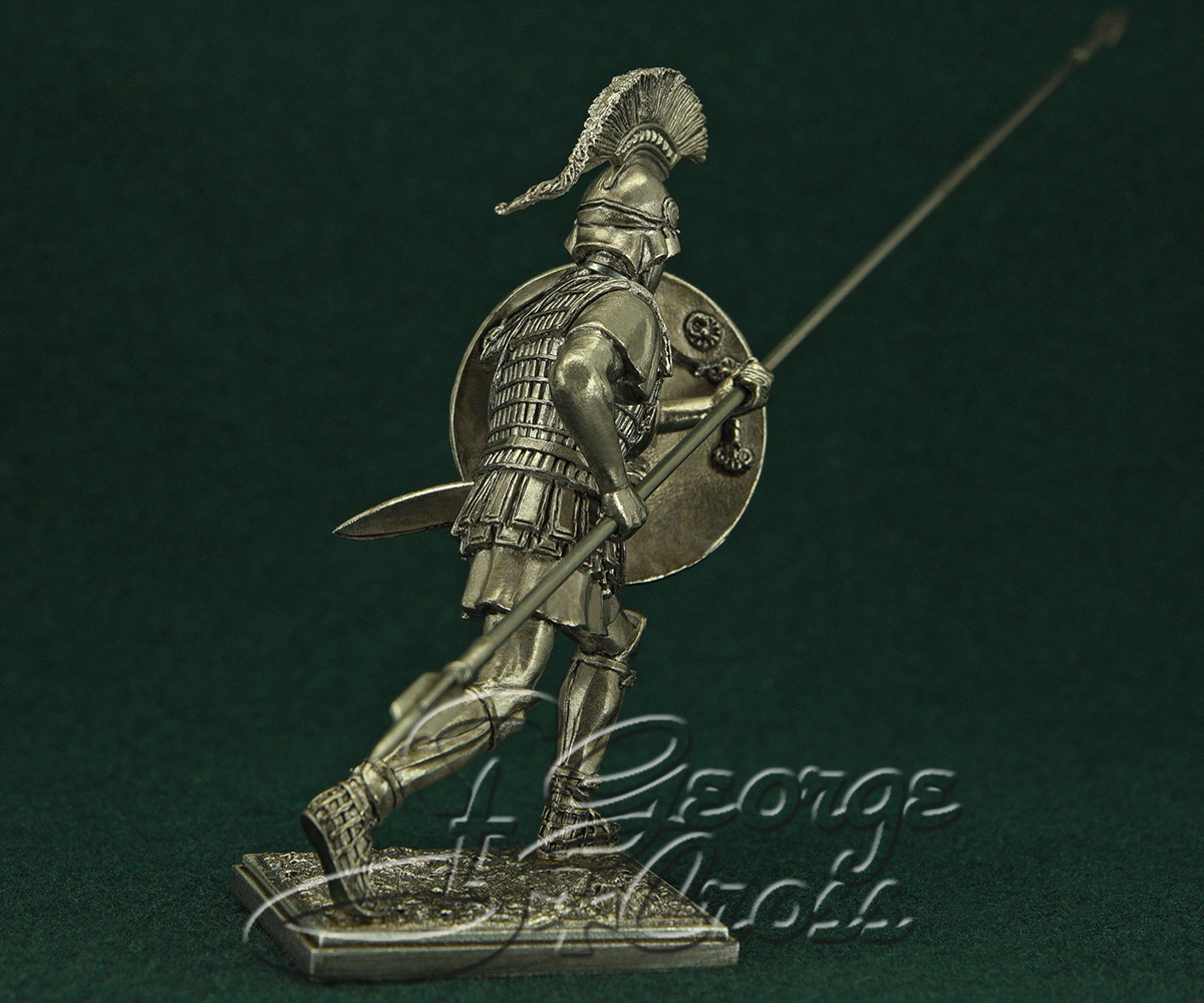 European soldier with a sword 16th Renaissance Tin Soldiers 54-60 mm 