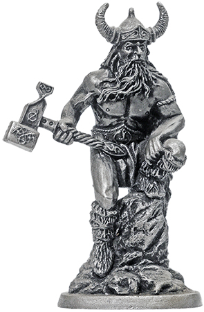 Thor - the god of thunder and storms. 40 mm