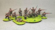 Russian infantry, 1914 - 1920; 28 mm