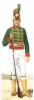 Private of the Catalan battalion of light infantry. Spain, 1807-08; 54 mm
