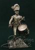 Grenadier Company Drummer German regiments of infantry of the line. Austria-Hungary, 1805-14; 54 mm