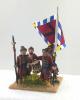 Streltsy (shooters). Russia, XVII century. Set 1, command group; 28 mm