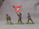 Polish infantry (set #5) - command group, 28 mm