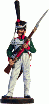 Grenadier in Grenadier Regiment. Russia, 1812-14. 54 mm