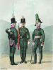 NCO of the Life Guards of the Jaeger Battalion. Russia, 1802-04; 54 mm