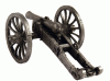 6-pounder cannon, France 1812; 1/32