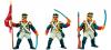 Grenadiers Napoleonic Wars. Toy Soldiers Fantasy, 5 figures; 1/32 (54 )