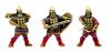 Russian knights set plastic Toy Soldiers Fantasy, 5 figures; 1/32 (54 )