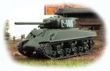 M4A3 Sherman - medium tank made in the USA on the Eastern Front; 1/72