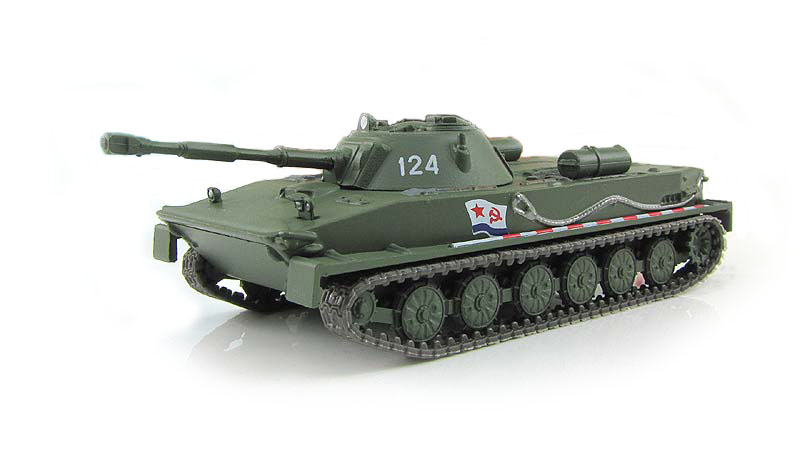 Vintage Model Military Light Amphibious Tank PT-76B 1:72 NIB 